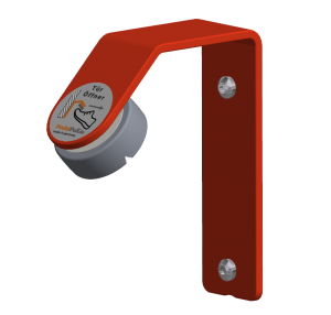 Deutsch_signalorange mit Aufkleber